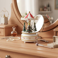 Christmas Tree Rotating Ornament musical box Gift Rotating Ornament musical box Collectible