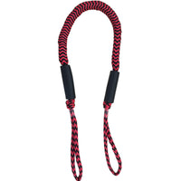 Shock-Absorbing Bungee Dock Line Elastic Bungee Mooring Rope Heavy Duty Dock Line with Foam Sleeves Adjustable for Kayakers