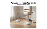 Non-Slip Feet Freestanding Ballet Barre Stable Weighted Base Portable Ballet Barre Easy Installation Freestanding Dance Bar Sturdy Construction for Children, Dancers, Beginners, Gym