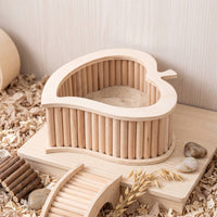 Hamster Sand Bath Compact Foraging Box Litter Pan for Hamsters, Small Pets