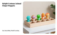 Finger Puppet Early Education Finger Puppet Set Interactive Play Encourages Creativity for Children, Kindergarten, Story Time