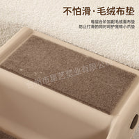 Foldable Pet Ramp and Stairs for Dogs - Anti-Slip Climbing Steps for Small and Senior Dogs