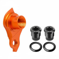 High-Strength Aluminum Alloy UDH Direct Mount Hanger CNC Machined Bike Rear Derailleur Hanger Anodized Finish for Cyclists, Mountain Biking, Road Cycling