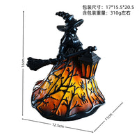 Halloween Witch Lamp Tabletop Decor