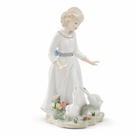 Tabletop Figurine with Base Glossy Ornament Minimalist for Minimalists