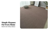 Solid Color Carpet Easy to Clean Modern Minimalist Rug Soft Minimalist Design Rug for Homeowners, Business Owners, Bedroom, Entryway, Commercial Areas