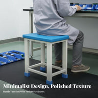 High Load-Bearing Anti-Static Work Stool Wear-Resistant Workshop Sewing Stool Solid Structure Commercial Furniture Rounded Corners for Students, Workers, Technicians, Factory, Hospital, School, Laboratory