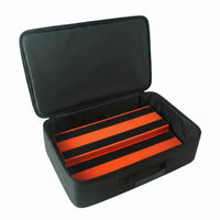 Zippered Guitar Pedal Board Case Top Handle Pedal Board Carrying Case Padded Pedalboard Carry Bag Lined Interior
