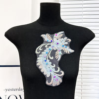 Colorful 3D Embroidery Beaded Patch