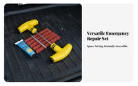 T-Handle Design Tubeless Tire Plug Kit Portable Tire Plug Kit Universal Fit for DIYers, Drivers, Travel, Garage