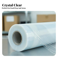 Mini Stretch Wrap Roll High Stretchability Stretch Wrap Film PE Close Ing Film Strong Adhesion Auto-Adhering for Storage
