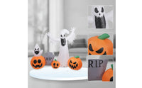 Inflatable Ghosts and Pumpkins Spooky Halloween Inflatable with Lights Halloween Inflatable Decoration LED-Led and Lights