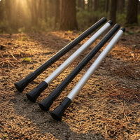 4 Pieces Anti-Slip Telescopic Table Legs Ribbed Cap Telescopic Support Leg Slim Furniture Parts Foldable