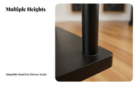 Shock Absorbing Desktop Speaker Stand Vibration Damping Bookshelf Speaker Stand Enhanced Stability Studio Monitor Riser Improves Sound Clarity for Home Theater Enthusiasts, Audiophiles, Music Producers