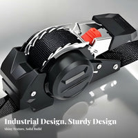 High Strength Automatic Tie-down Easy Release Button Automatic Tie down Strap Tangle-Effortless for Movers, Boaters, Trailers