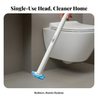 Toilet Brush Set Hygienic Toilet Brush Kit Space Saving Washroom Accessory for Office, RV