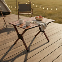 Aluminum Folding Camp Table Foldable Roll up Camping Table Compact Outdoor Furniture for Barbecue
