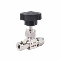 Stainless Steel Pin Valve Weld Installation Ferrule Fitting Valve Molded Body Industrial Hardware for Hydraulic Systems