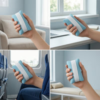 Finger Grip Exercise Pad Comfortable Hand Training Cushion with Elastic Band Finger Grip Pad Skin-Friendly Hand Exerciser