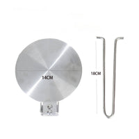 with Foldable Handle Round Gas Cooktop Converter Disk Simmer Plate for Coffee Percolator Pot