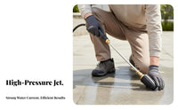 Ceramic Core High Pressure Washer Turbo Nozzle Wear Resistant 1/4 Inch Quick Connect Turbo Nozzle Powerful Jet Stream for Outdoor Cleaning