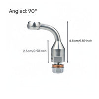 Multi-Angle Options Stainless Steel Banjo Extender CNC Machined Brake Hose Banjo Fitting for DIY Mechanics