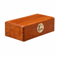 Wooden Jewelry Box Handmade Jewelry Box with Hinged Lid for Women
