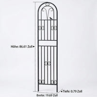 Arched Trellis, 50cm Wide Rose Arch, Rust-Free Iron Material Climbing Grid, Support for Climbing Plants and Flowers