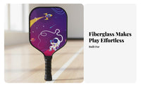 Great Gift Pickleball Paddle Lightweight Kids Pickleball Racket Family Fun for Beginners, Children, Recreational Play, Outdoor, Backyard
