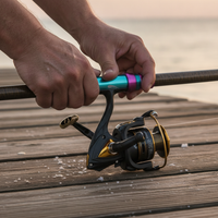 Carbon Fiber Long-Range Surf Fishing Rod with Reel Set for Saltwater and Freshwater