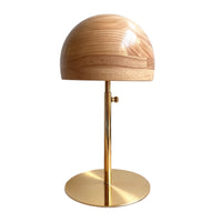 Hat Display Stand Tabletop Hat Rack with Wooden Dome Countertop for Collectors