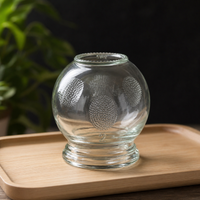 Glass Cupping Therapy Set, Clear Cylindrical Cups for Traditional Chinese Medicine, Fire Cupping for Recovery