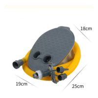 Inflate and Deflate Function Inflatable Boat Pump Anti-Slip Pedal Foot Pump Compact Size Portable Air Inflator Long-Lasting for Boaters, Campers, Outdoor, Beach, Camping, Poolside