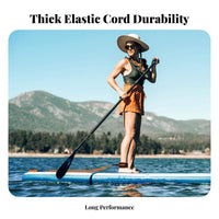 Stand-Up Paddleboard Ankle Leash 360-Degree Rotation Paddleboard Coiled Leash Paddle Board Ankle Cord Elastic Wave Ing Leg Rope