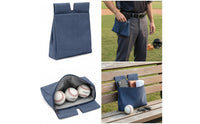 Umpire Ball Bag with Pockets Waist-Worn Umpire Ball Bag Lightweight Strong for Umpires