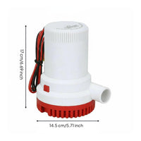 Direct Current Bilge Pump High Efficiency Submersible Bilge Pump Quick Install for Boat Owners