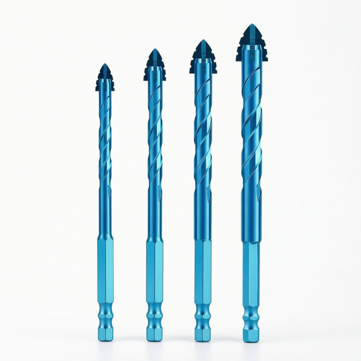 4 Pieces Hex Shank Precision Carbide Pointed Tool for Handymen