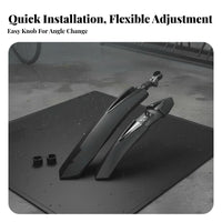 2 Pieces Front and Rear Bike Mudguard Set Easy to Install Front and Rear Mudguard Set Mountain Bike Spray Guard Long-Lasting