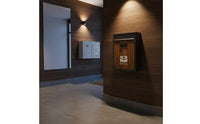 Modern Design Letter Box Large Capacity Lockable Outdoor Mailbox for Villa Entrance, Front Porch