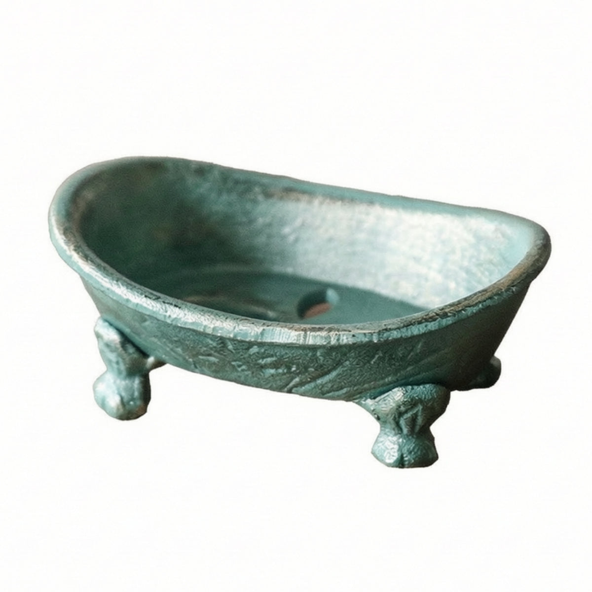 Bathtub Soap Dish Rustic Tray Holder for Washroom, Sink