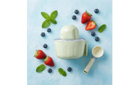 Rechargeable Ice Cream Maker Cordless Ice Cream Machine Portable Chilled Dessert Machine Compact for Families, Small Kitchens