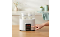 2-in-1 Bottle Warmer with Sterilizer Electric Bottle Warmer Touch-Control Appliance Keep Warm for Newborns, Night Feeds