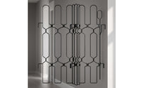 Collapsible Foldable Pet Gate Indoor Metal Pet Gate Portable Barrier Freestanding for Dogs, Young Dogs, Cats, Doorways, Stairs, Hallway, House
