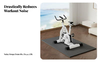 Treadmill Mat Noise Reducing Stationary Bike Mat Non-Slip for Apartment