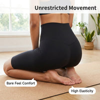 Running Shorts for Women with Butt Lifting Design and Elastic Waistband, Gym with 80% Nylon 20% Spandex for Cycling and Tennis