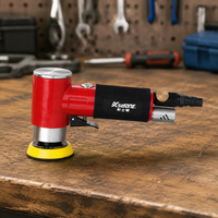 Air-powered Air Angle Polisher, 2 Inch Pad Diameter Air Grinding Tool, Angled Head Surface Prep Tool for Automotive & Furniture