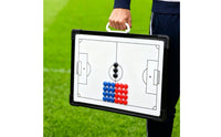 Aluminum Frame Football Board Write and Wipe Soccer Board with Marker Pen Sports Training Lightweight for Classroom