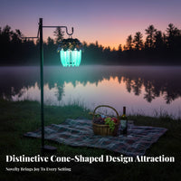Handmade DIY Pinecone Lampshade Decorative Wooden Lantern Shade Kit for Artisan S, Outdoor Enthusiasts, Home Decor, Backyard, Tent