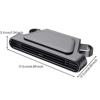 Ventilating Car Seat Fan with Compact Seat-Back Fan Adjustable Easy to Use for Road Trips