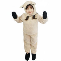 Kids Sheep Costume Complete Set Young Child Lamb Outfit Soft and Comfortable Furry Sheep Suit for Young Children, School Play, Photo Photography